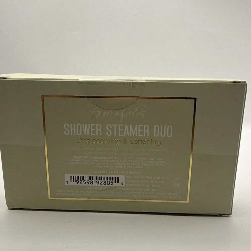 Aromafields Shower Steamer Duo Ultra Soothing And Softening